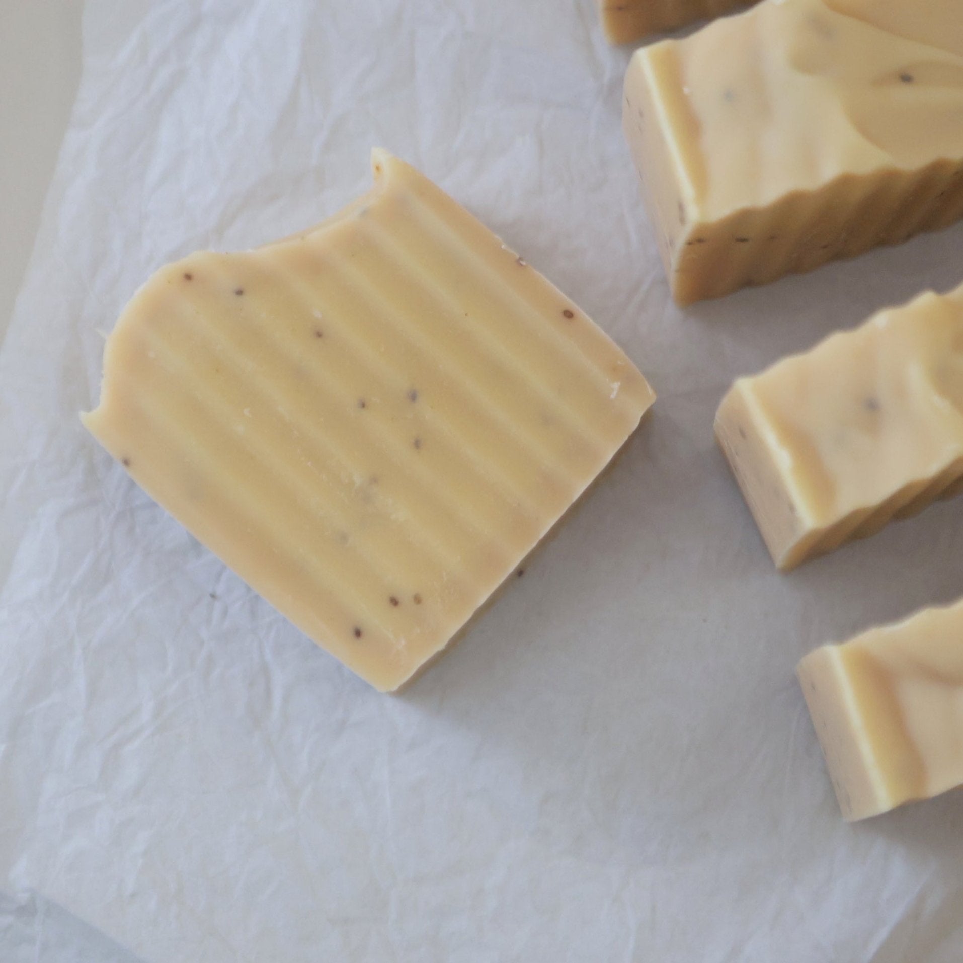 Lemon soap bar