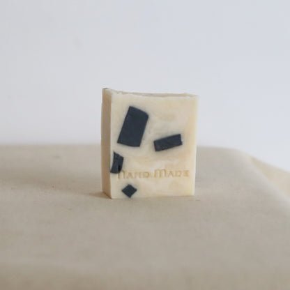 Charcoal comfetti soap bar