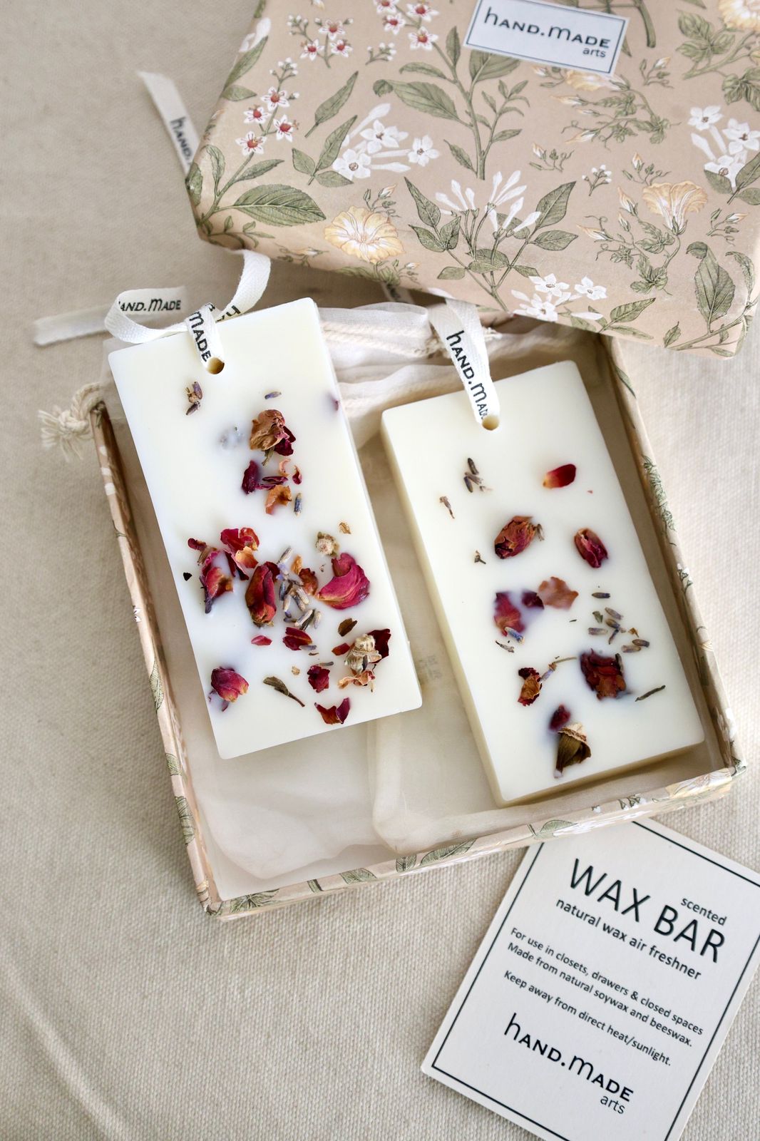 Rose Lavender scented wax tablet